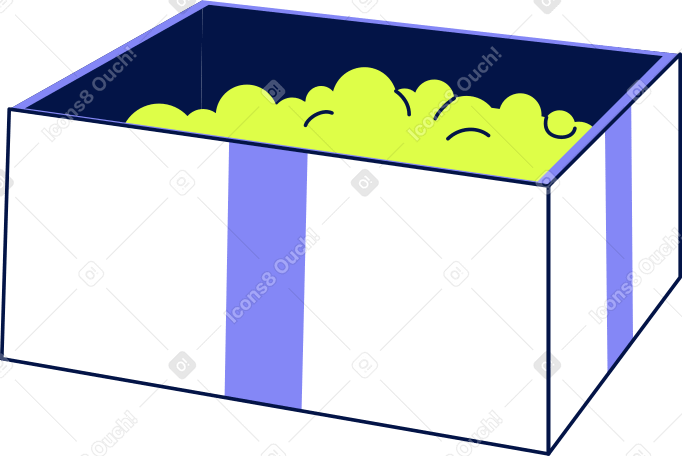 scatola di coriandoli PNG, SVG