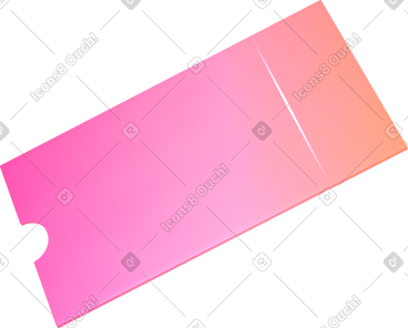 Gradient plastic coupon PNG, SVG