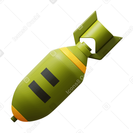 3D atomic bomb PNG, SVG