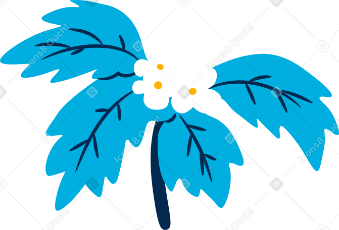 tree with flowers Illustration in PNG, SVG