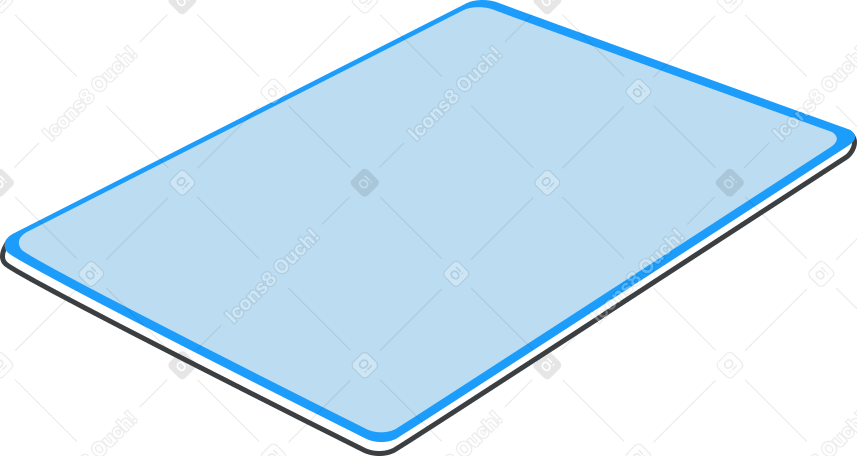 blue ipad PNG, SVG