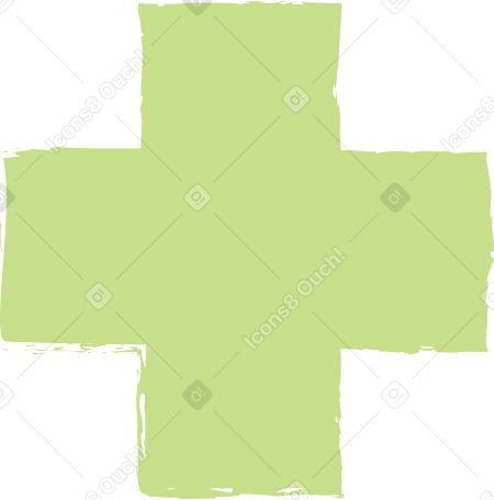 light green cross в PNG, SVG