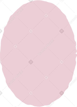 Эллипс розовый в PNG, SVG