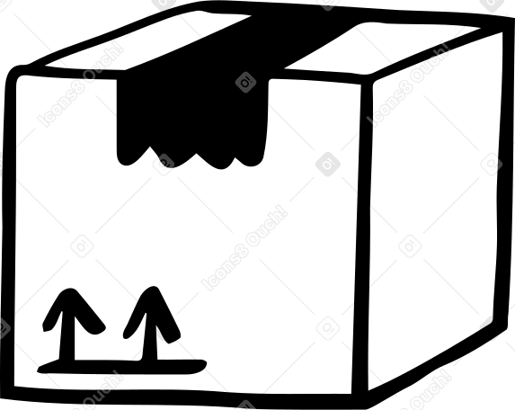 caja de entrega PNG, SVG