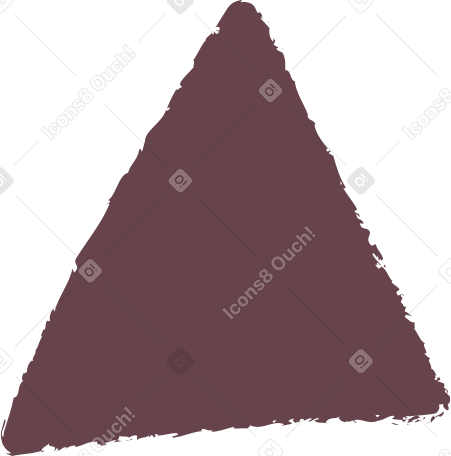 brown triangle PNG, SVG