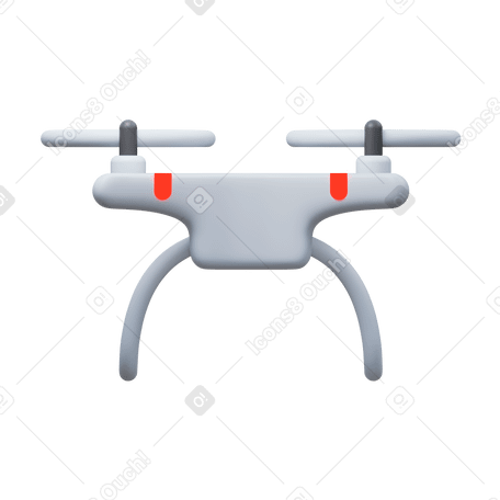 3D drone PNG, SVG