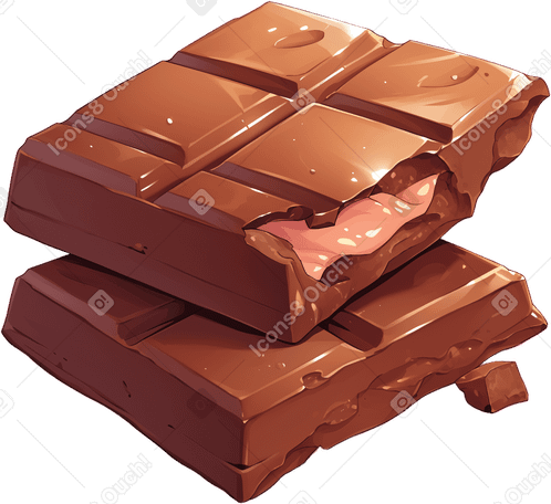 Barretta di cioccolato PNG, SVG