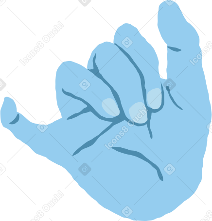 pinky promise front hand Illustration in PNG, SVG