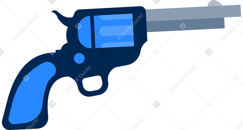 gun Illustration in PNG, SVG
