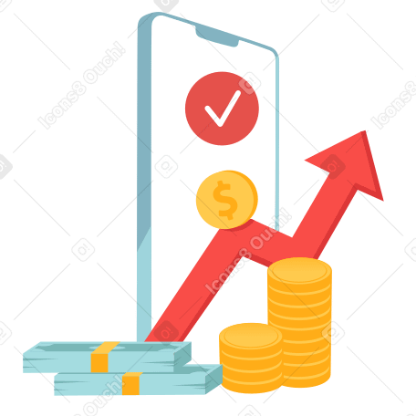 Financial growth PNG, SVG