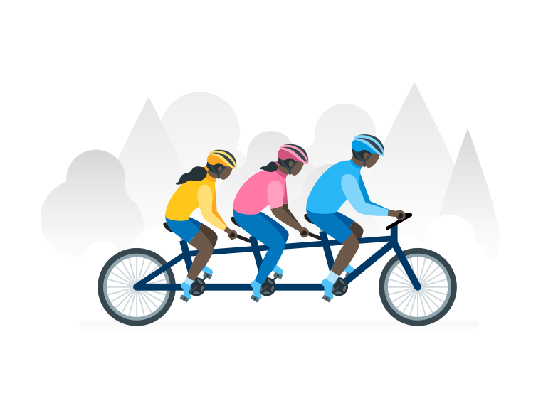 Teamwork Clipart illustration in PNG, SVG