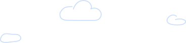Three clouds PNG, SVG