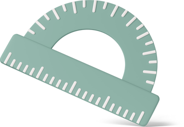 green protractor PNG, SVG