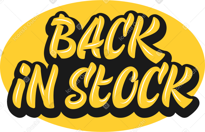 lettering back in stock PNG, SVG
