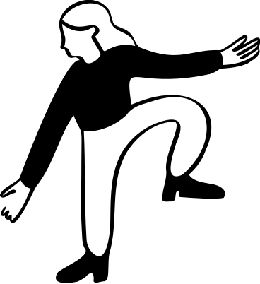 Woman going up the stairs PNG, SVG