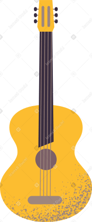 guitar Illustration in PNG, SVG