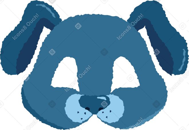mask dog Illustration in PNG, SVG