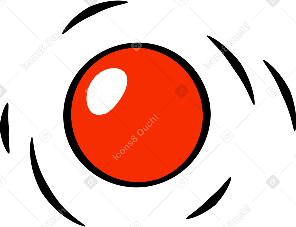 red molecule Illustration in PNG, SVG