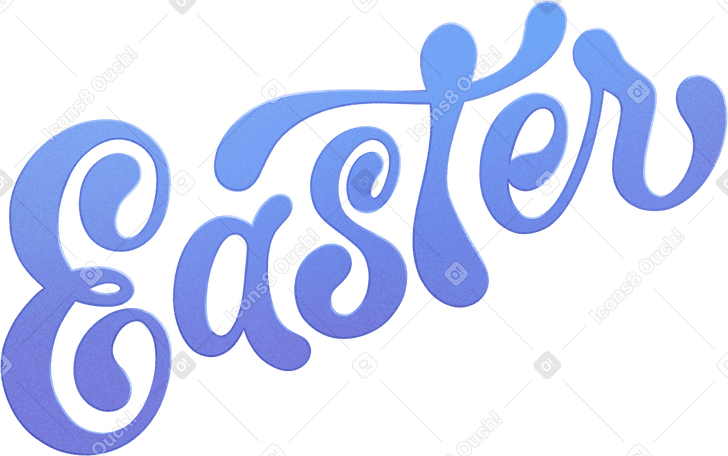 text easter PNG, SVG