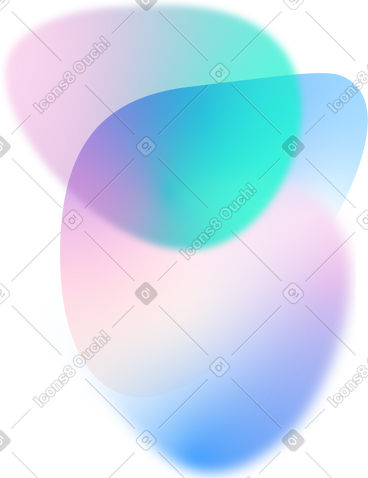 Colored soft spot PNG, SVG