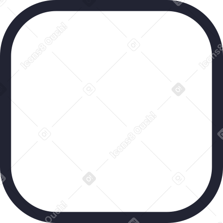 rounded square Illustration in PNG, SVG