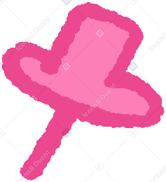 pink pin PNG、SVG