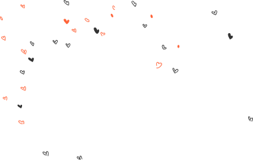 Фон с маленькими сердечками в PNG, SVG