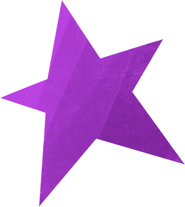 decorative purple star PNG, SVG