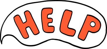 Help in speech bubble PNG, SVG