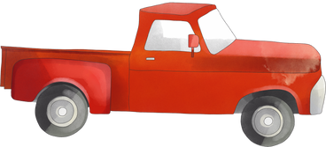 red pickup truck PNG, SVG