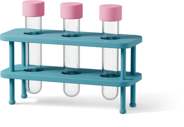 three test tubes PNG、SVG