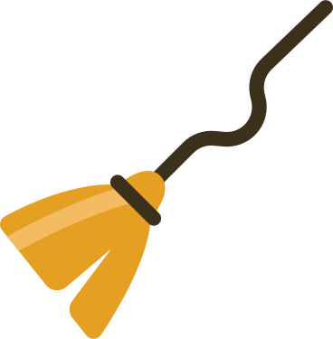 Witch broom PNG, SVG