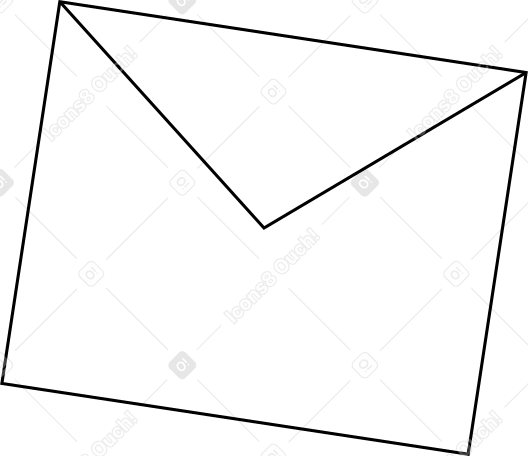 envelope branco PNG, SVG