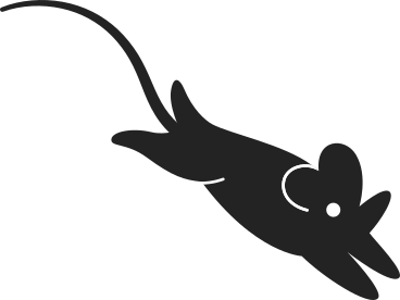 black rat PNG, SVG