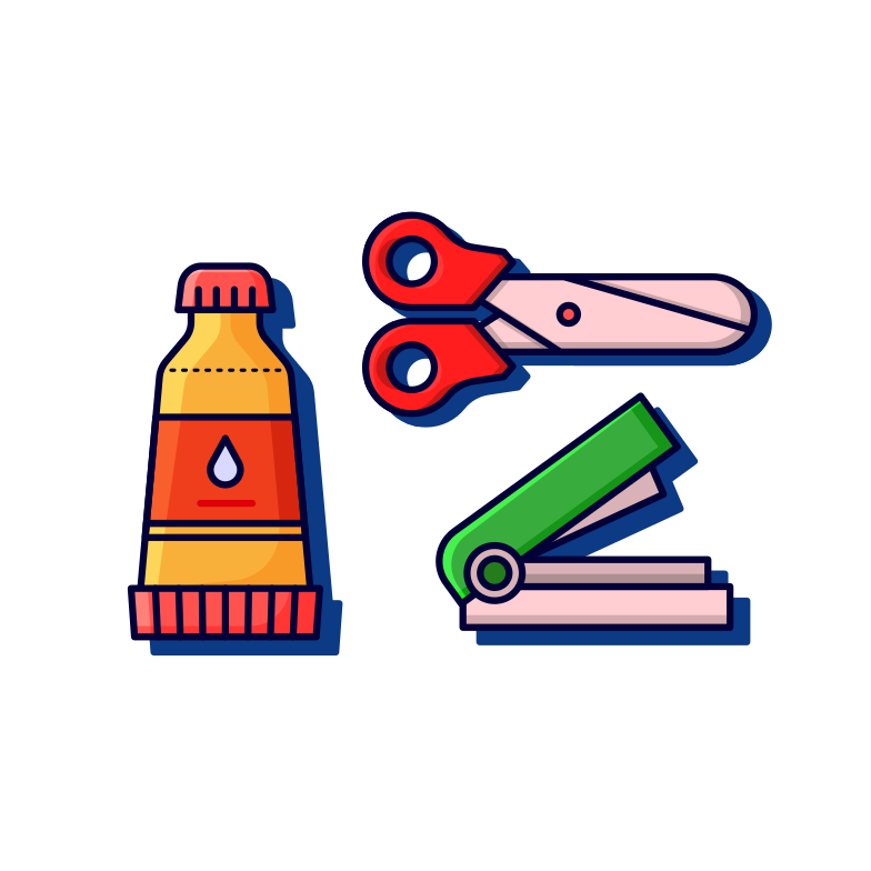 Immagine Vettoriale set stazionario in PNG e SVG in stile | Illustrazioni Icons8