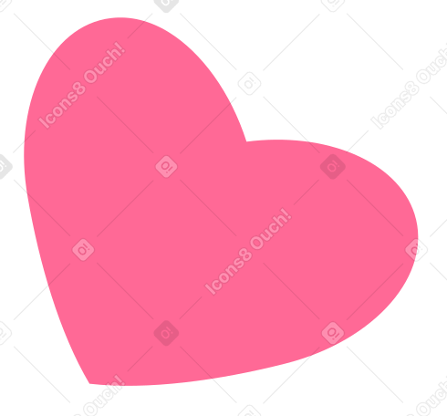 Heart animated illustration in GIF, Lottie (JSON), AE