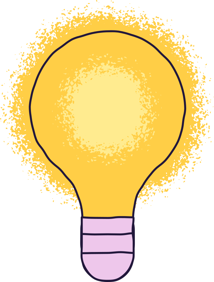 bulb on Illustration in PNG, SVG