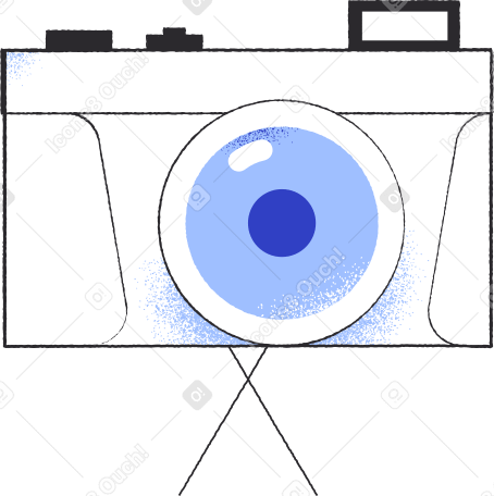 PNG 및 SVG의 카메라 일러스트