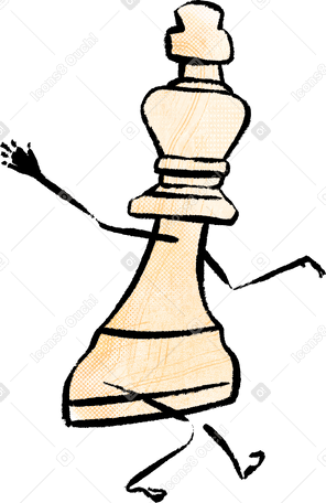 chess king PNG, SVG