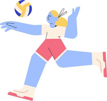 volleyballer PNG, SVG
