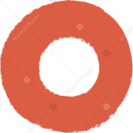 red ring Illustration in PNG, SVG