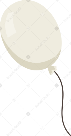 ballon blanc PNG, SVG