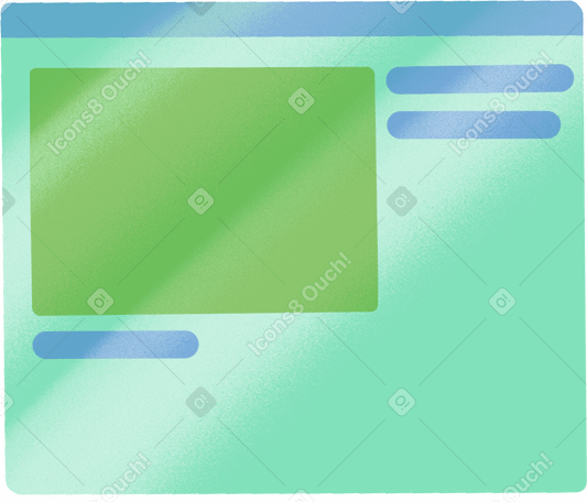 green transparent browser window PNG、SVG