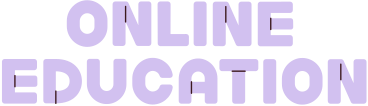 lettering online education PNG, SVG
