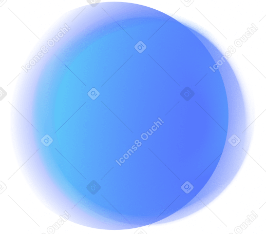 Desenfoque azul borroso PNG, SVG
