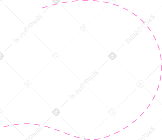 Línea punteada rosa PNG, SVG
