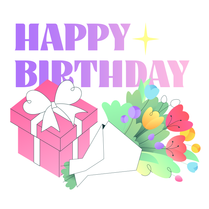 Иллюстрации День рождения в PNG и SVG 