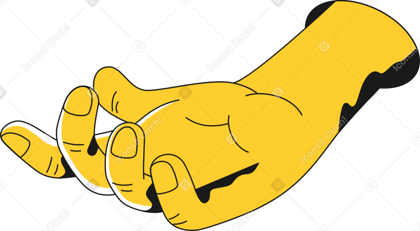 hand palm up Illustration in PNG, SVG