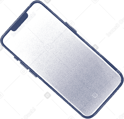 Пустой смартфон в PNG, SVG