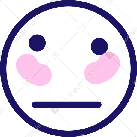 neutral emoji PNG, SVG